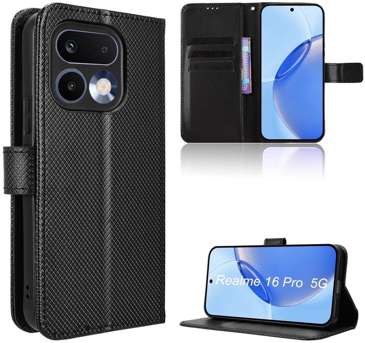 Dailygoods - Schokbestendige Beschermhoes voor Smartphones met Kaartvakken