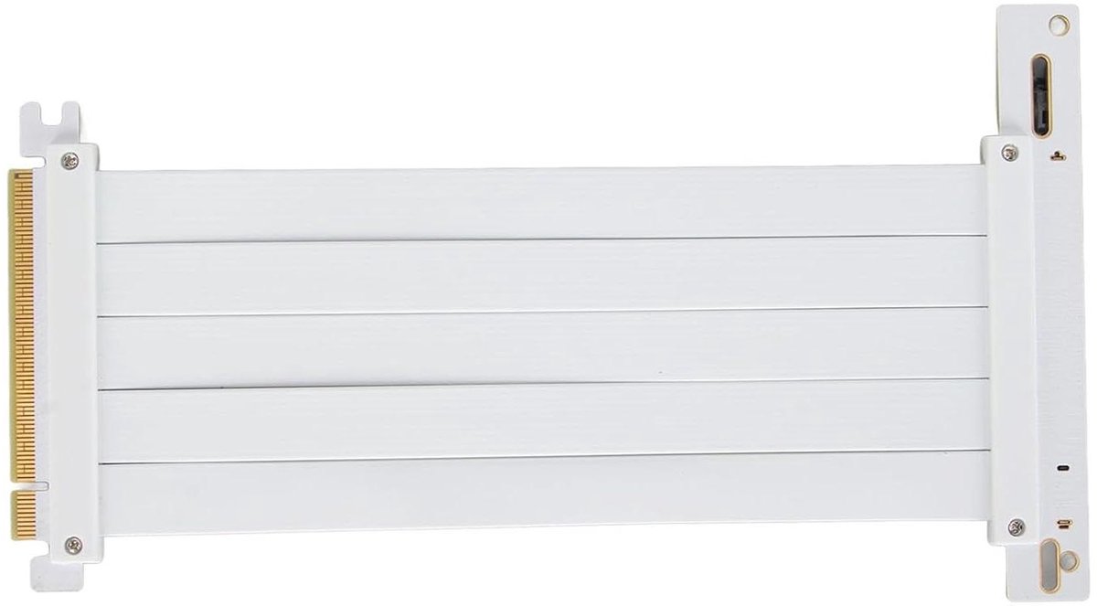 Verticale GPU Mount - Riser Kabel Verlenging - PC Bouwen - PCIe 4.0 X16 - 40cm - Zwart