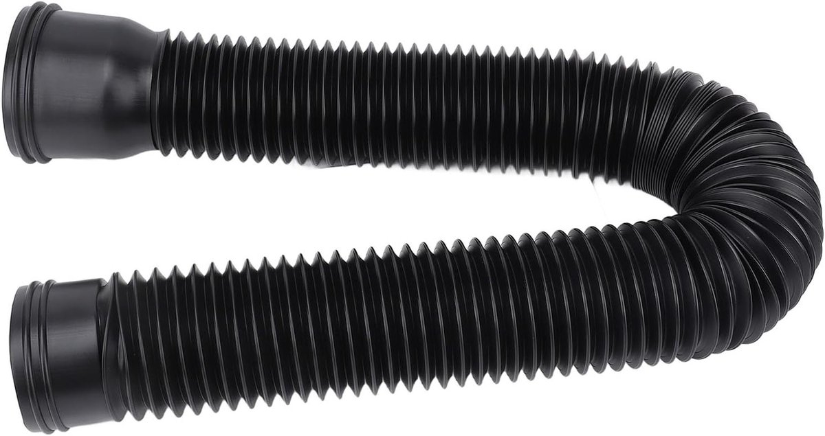 Dailygoods- Downpipe Extensie 50-150 cm - Flexibele Buisverlenging - Regengoten - Splashbescherming - Duurzaam PE-Materiaal - Vervormingsbestendig - Afvoerpijp