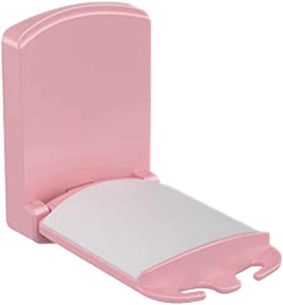 Hoofdtelefoonhaak - Wandrek Houder - Ruimte Besparen - Opvouwbaar Ontwerp - 9x6x2.5cm - Roze