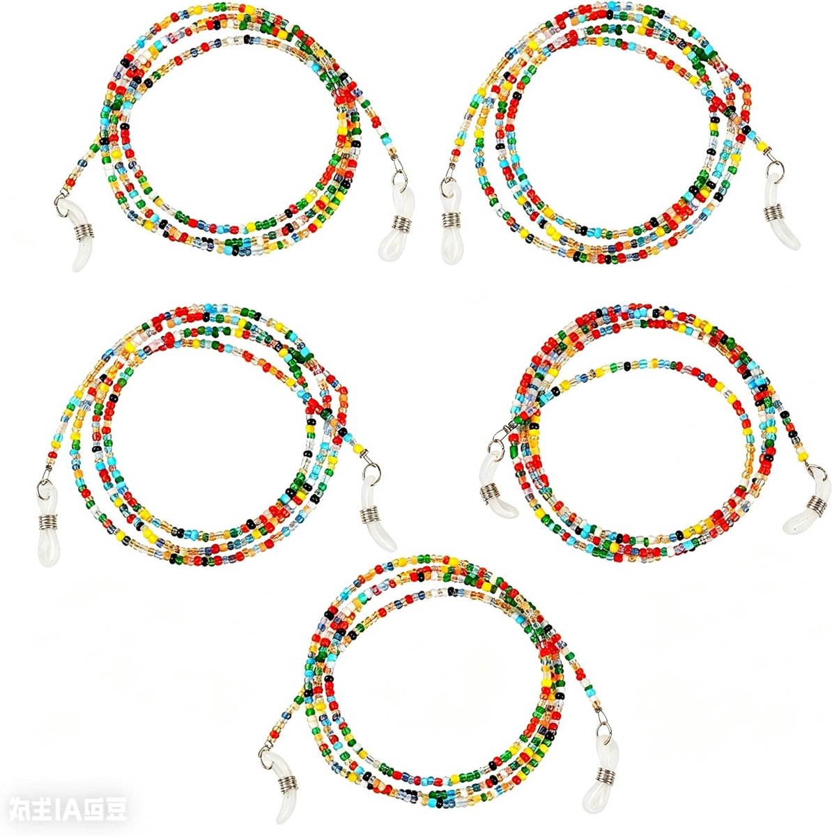 Kralenkoorden voor brillen 68,6 cm - verstelbaar acryl koord - antislip design - ideaal voor dagelijks gebruik - SnelShoppen