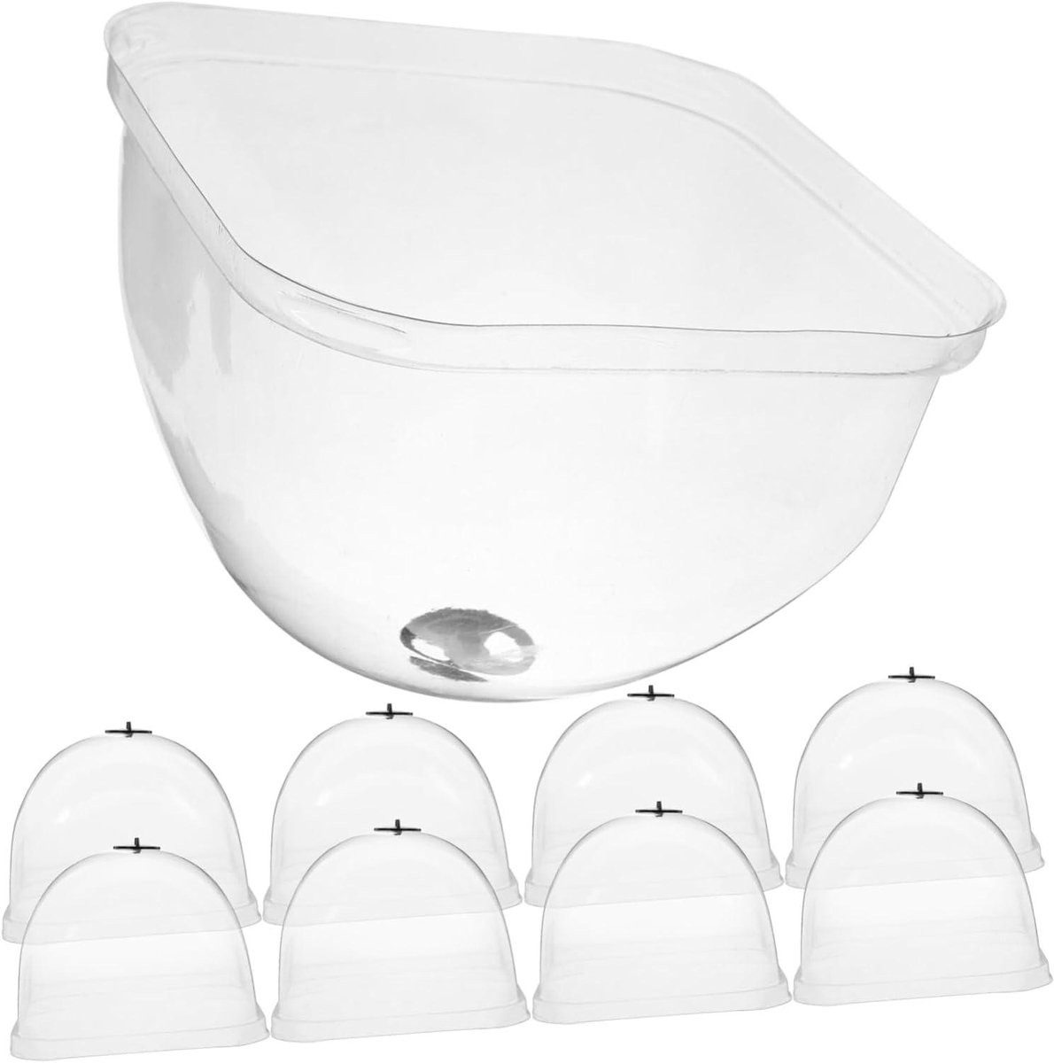 Plantenkappen Set - Beschermkappen - Bescherming Tegen Vorst - Lichtgewicht Plastic - 12 cm - Transparant