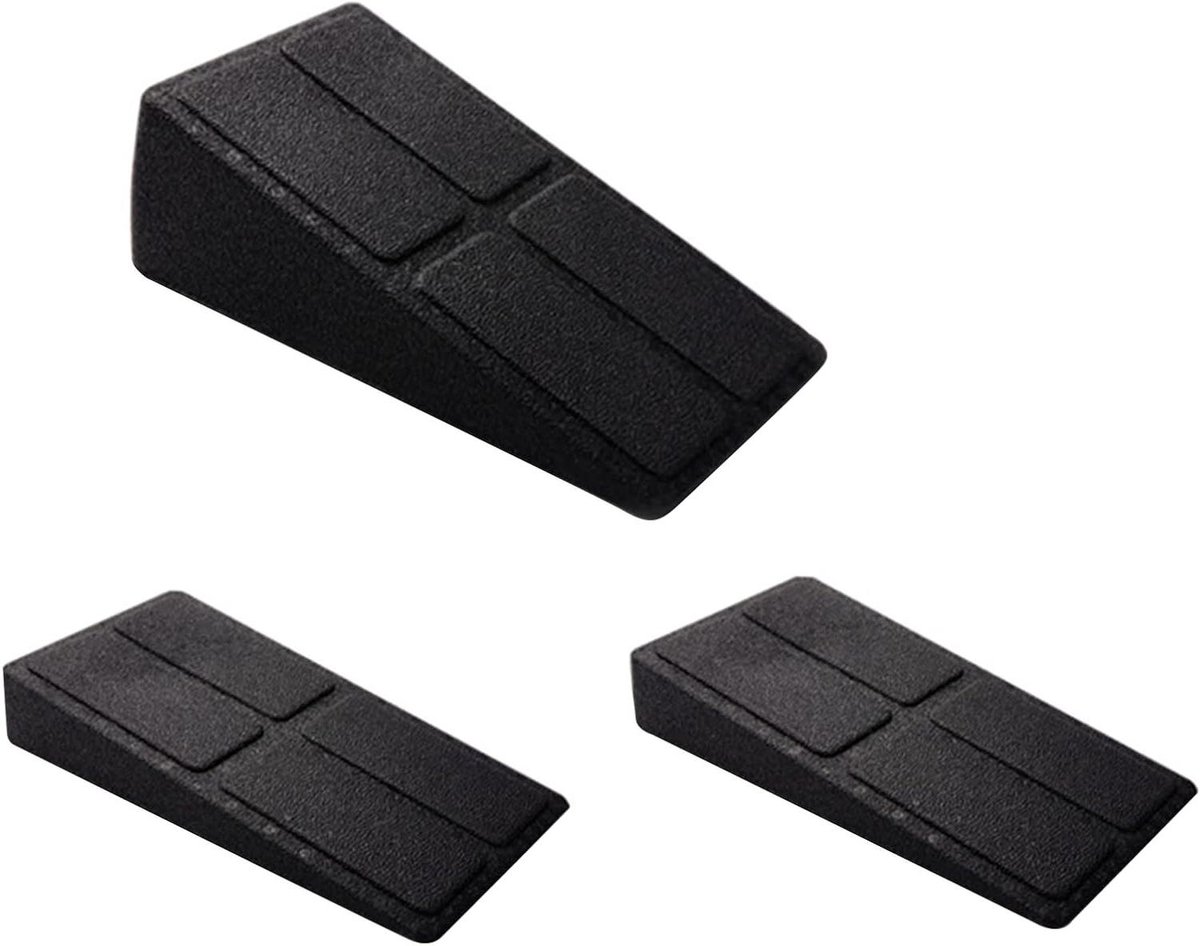 Schuine Plank - Kuitstretcher Voethelling - Spierversterking - 4 Verstelbare Hoeken - 30.5 x 16.5 x 22 cm - Zwart