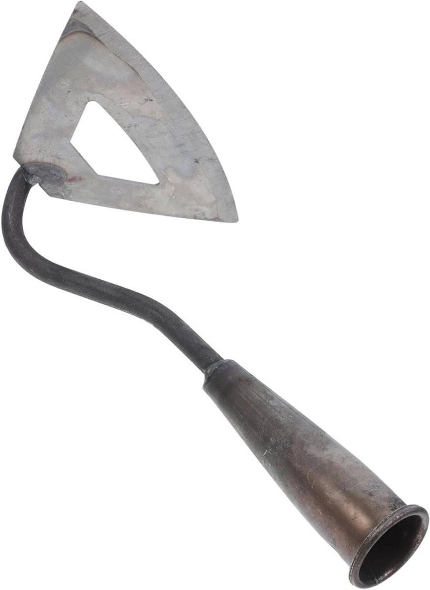 Hollowe Tuingereedschap - Wiedeg Handeg - Onkruid Verwijderen - Lichtgewicht Holle Kop - 30.5 cm - Zilver