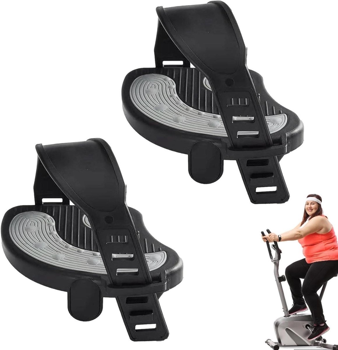 Hometrainer Pedalen - Fiets pedalen - Indoor training - Antislip oppervlakken - 9/16 inch - Meerkleurig