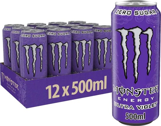 Monster Energy Ultra - 12x 500 ml - Violet