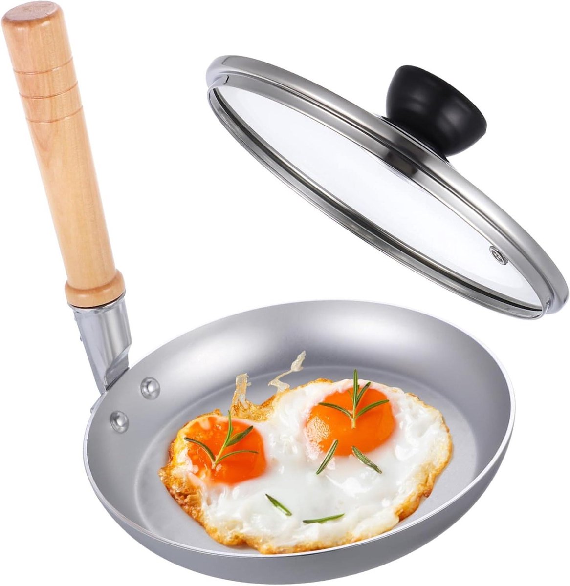 Omelet Pan - Japanse Koekenpan - Ontbijt Maken - Antiaanbaklaag - Niet Gespecificeerd - Zwart