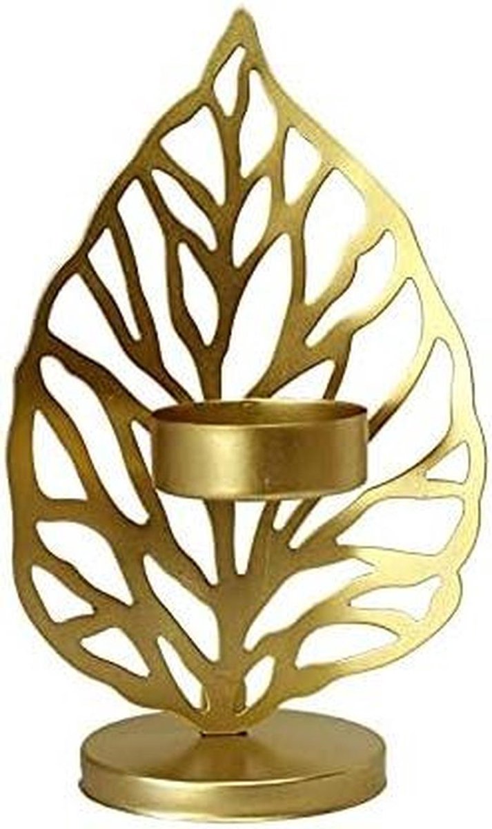 Kandelaar Houder - Ijzer Decoratie - Diner Bij Kaarslicht - Stijlvol Design - 4 cm Diameter - Zwart