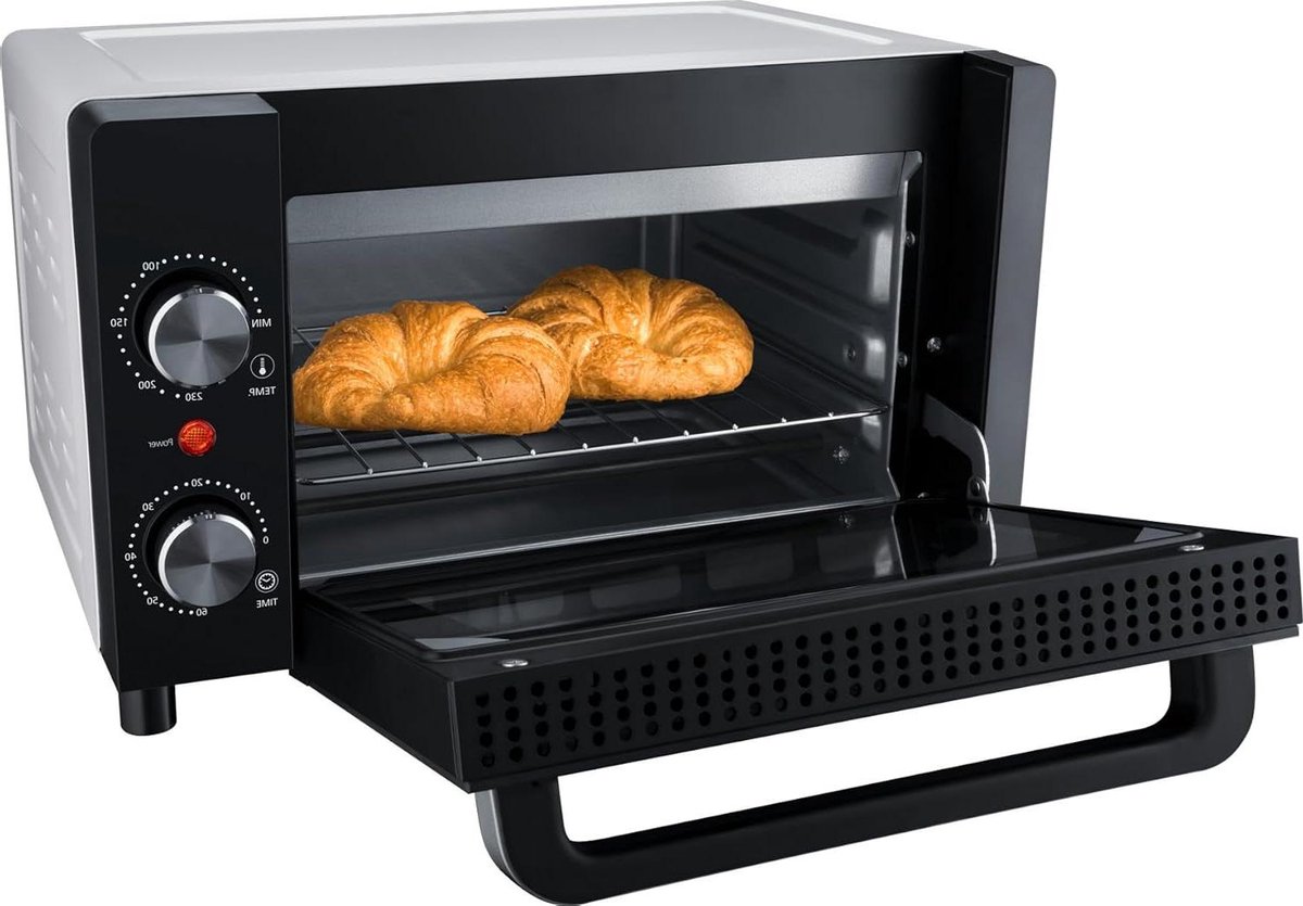 Mini Oven - Kleine Oven - Snelle Maaltijden - Energiebesparend - 9 Liter - Wit