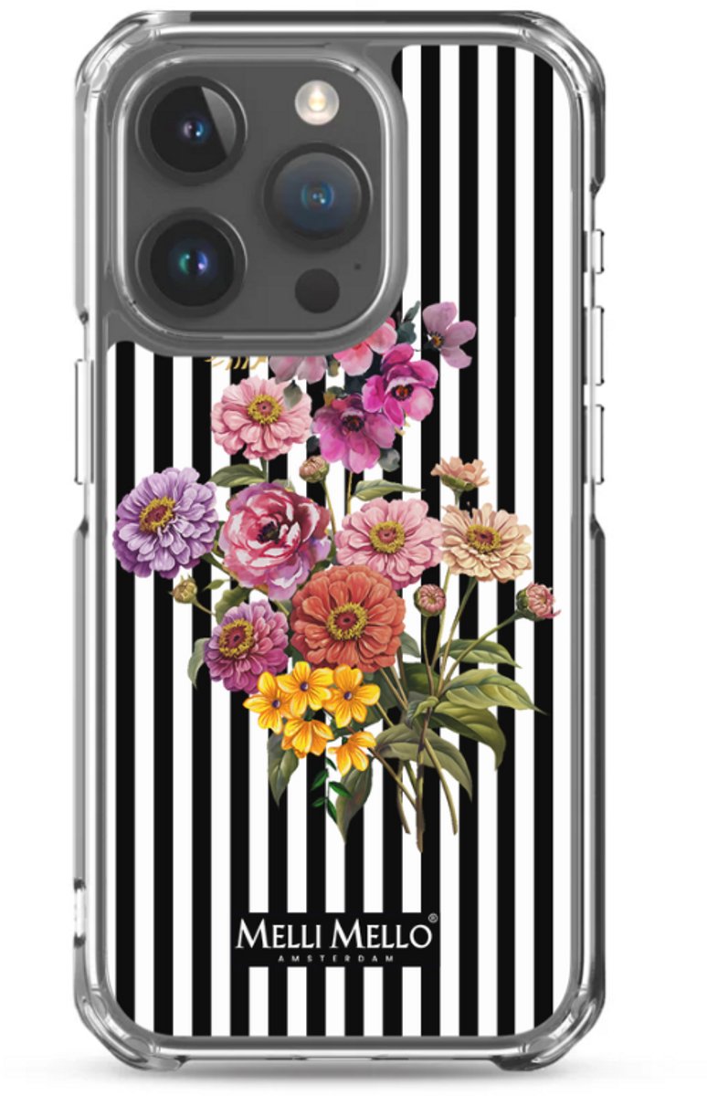 Melli Mello Telefoonhoesje Striped Grace (Soft case) - Apple iPhone 15 Pro