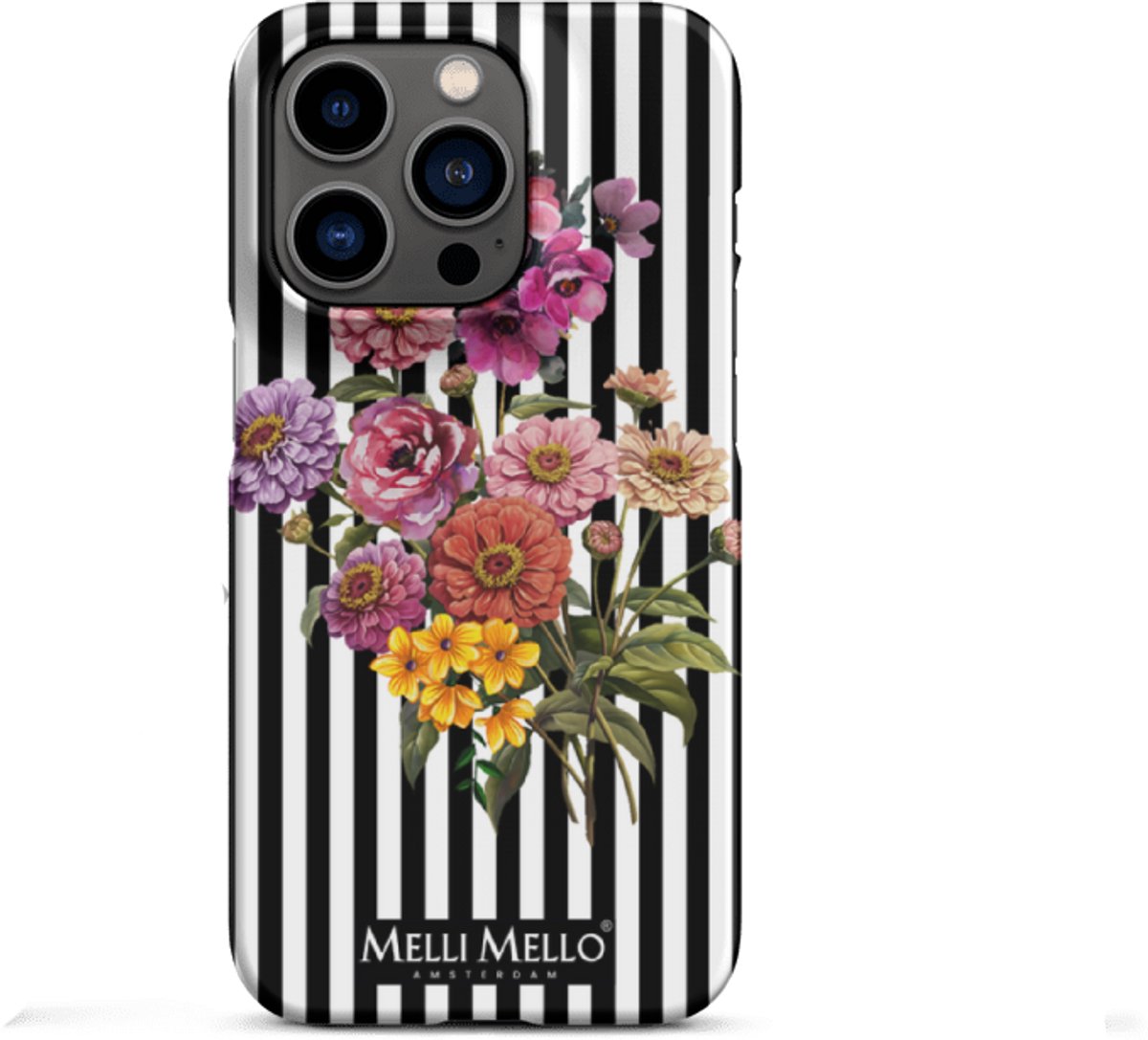 Melli Mello Telefoonhoesje Striped Grace (Hard Case) - Apple iPhone 14 Pro