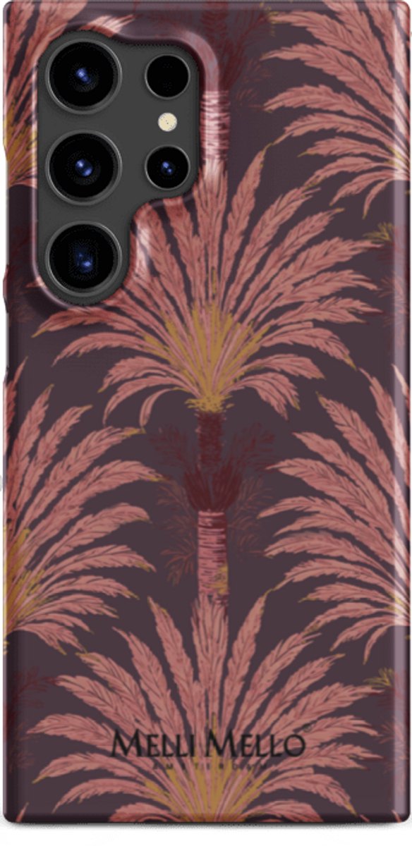 Melli Mello Telefoonhoesje Crimson Palm (Hard Case) - Samsung Galaxy S24 Ultra