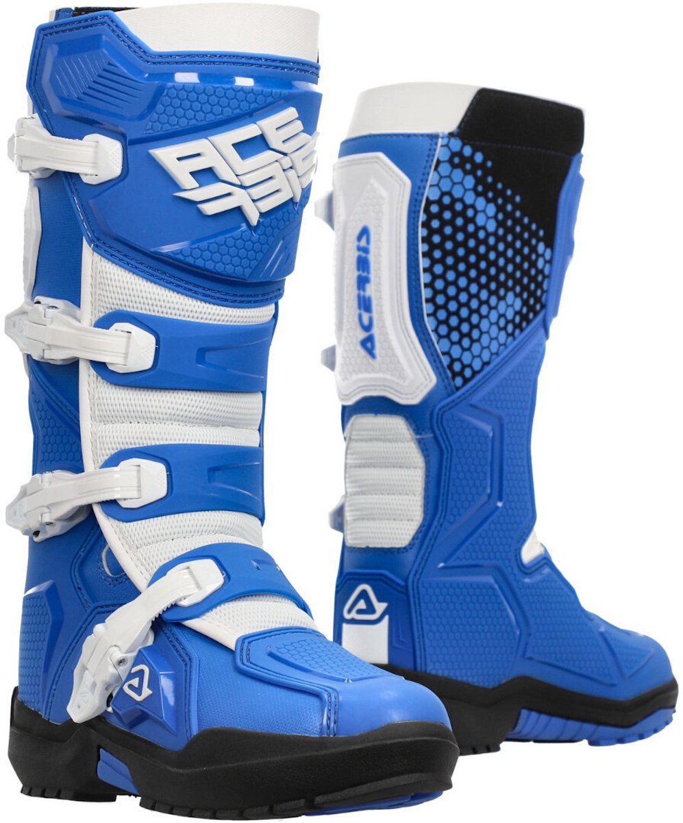 Acerbis Artiglio Blauw Wit Crosslaarzen - Laars
