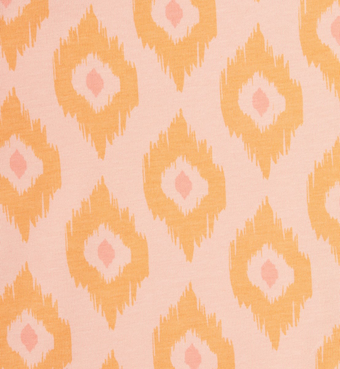 Little Label klassieke zomer pyjama - roze oranje - bio katoen - 8Y/122-128 roze, oranje