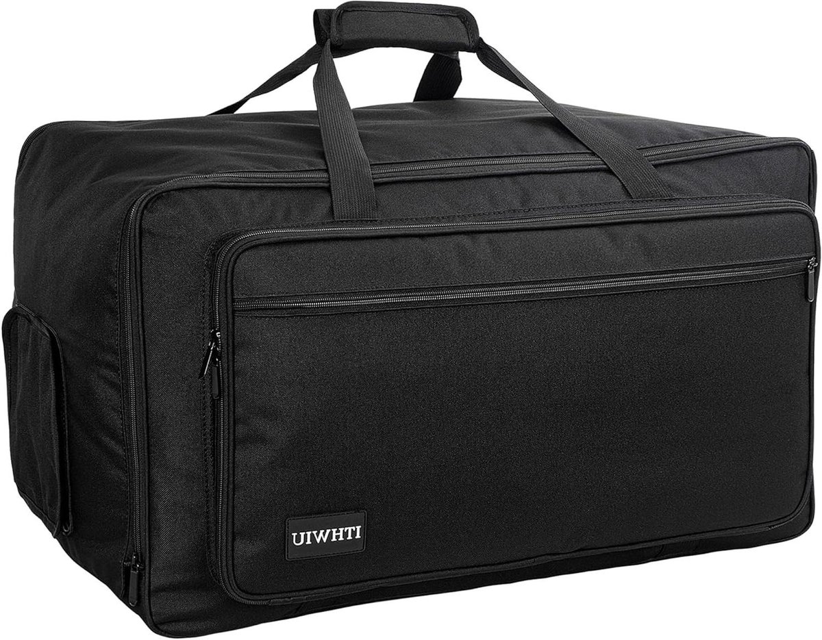 Draagbare Luidspreker Tas - Speaker Cover Case - Bescherming Transport - Verstevigd Ontwerp - 45x28x28 cm - Zwart