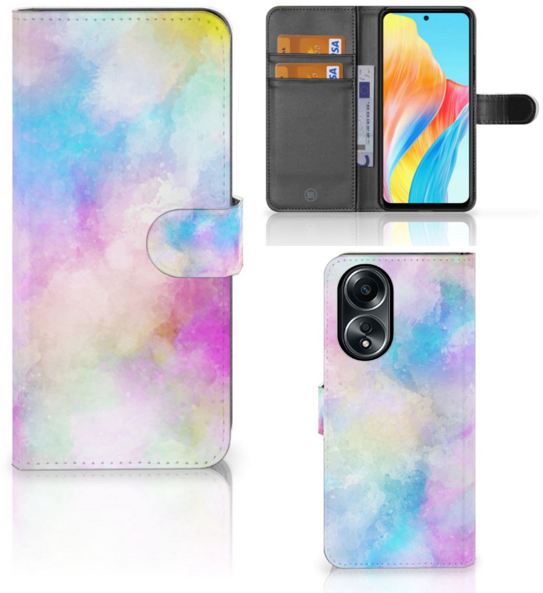 Hoesje OPPO A58 4G Watercolor Light