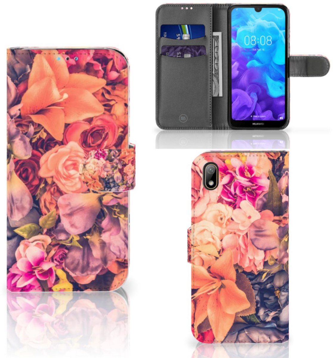 Huawei Y5 (2019) Hoesje Bosje Bloemen