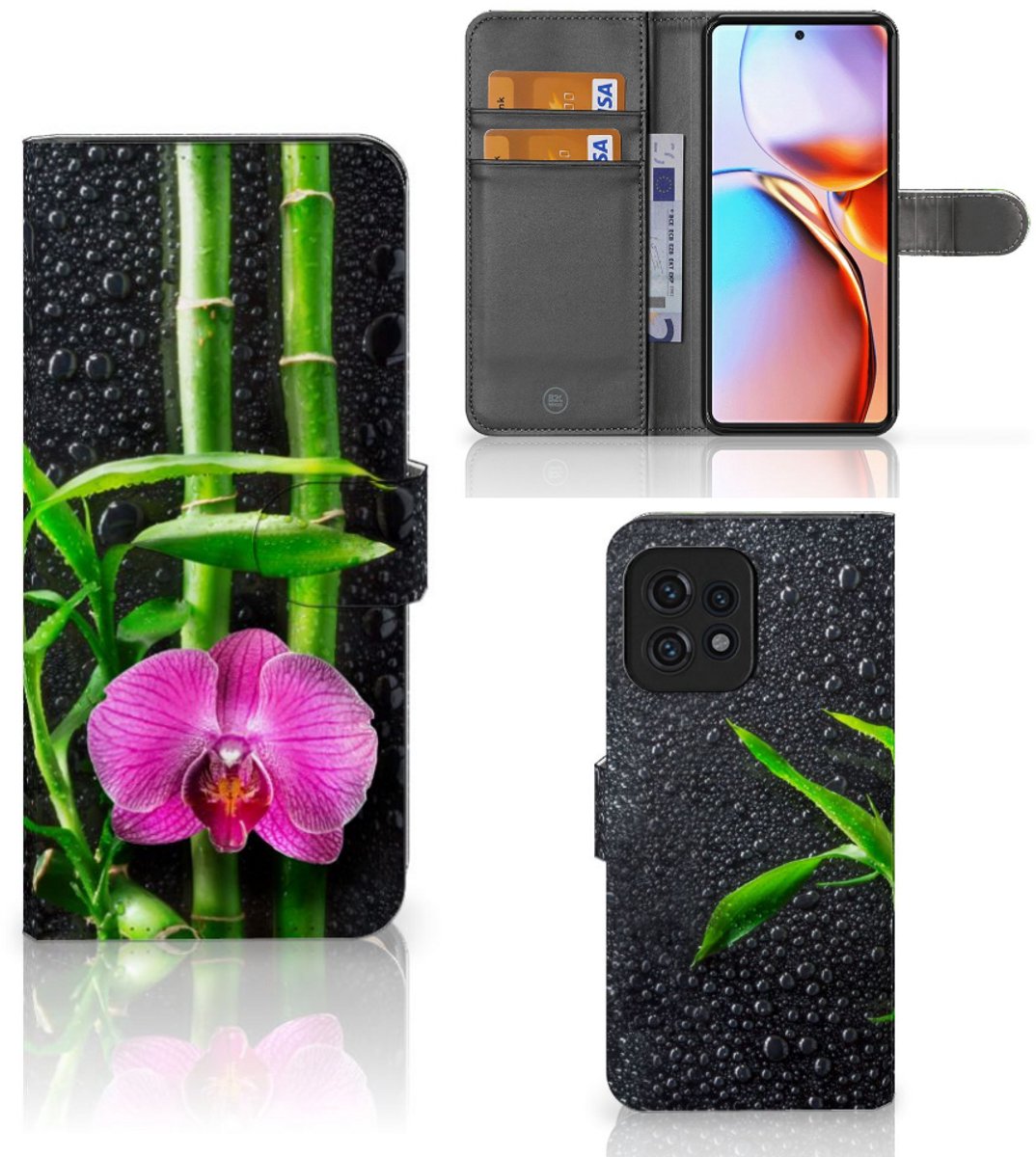 Motorola Edge 40 Pro Hoesje Orchidee