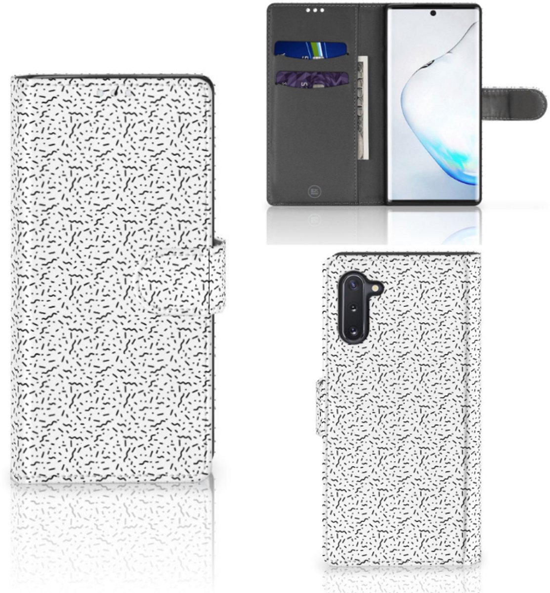 Samsung Galaxy Note 10 Telefoon Hoesje Stripes Dots