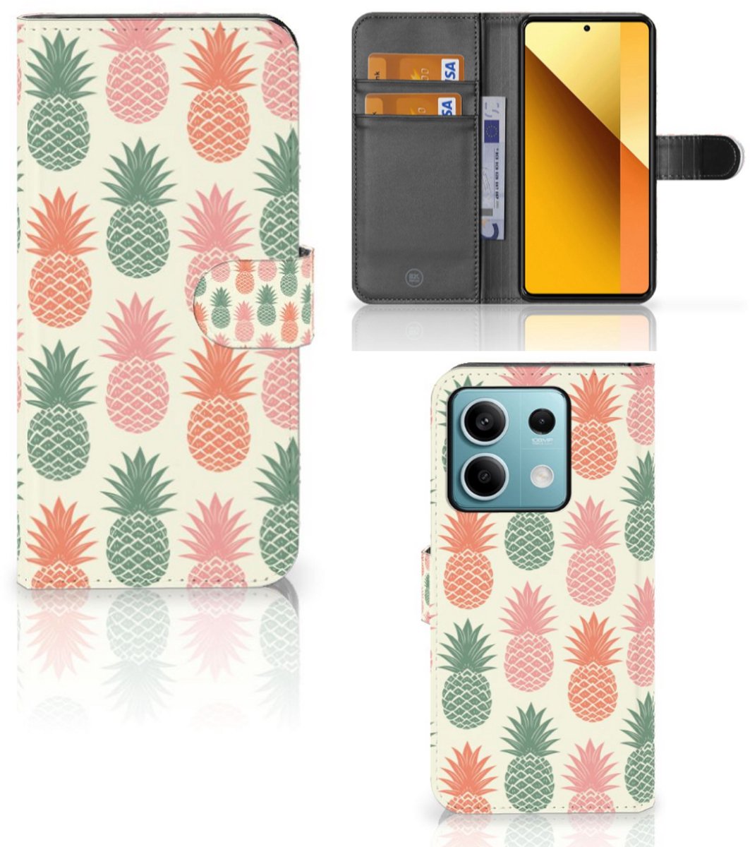 Xiaomi Redmi Note 13 5G Book Cover Ananas