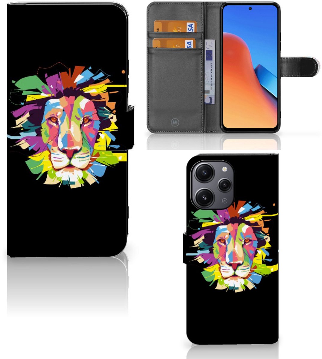Xiaomi Redmi 12 Leuk Hoesje Lion Color