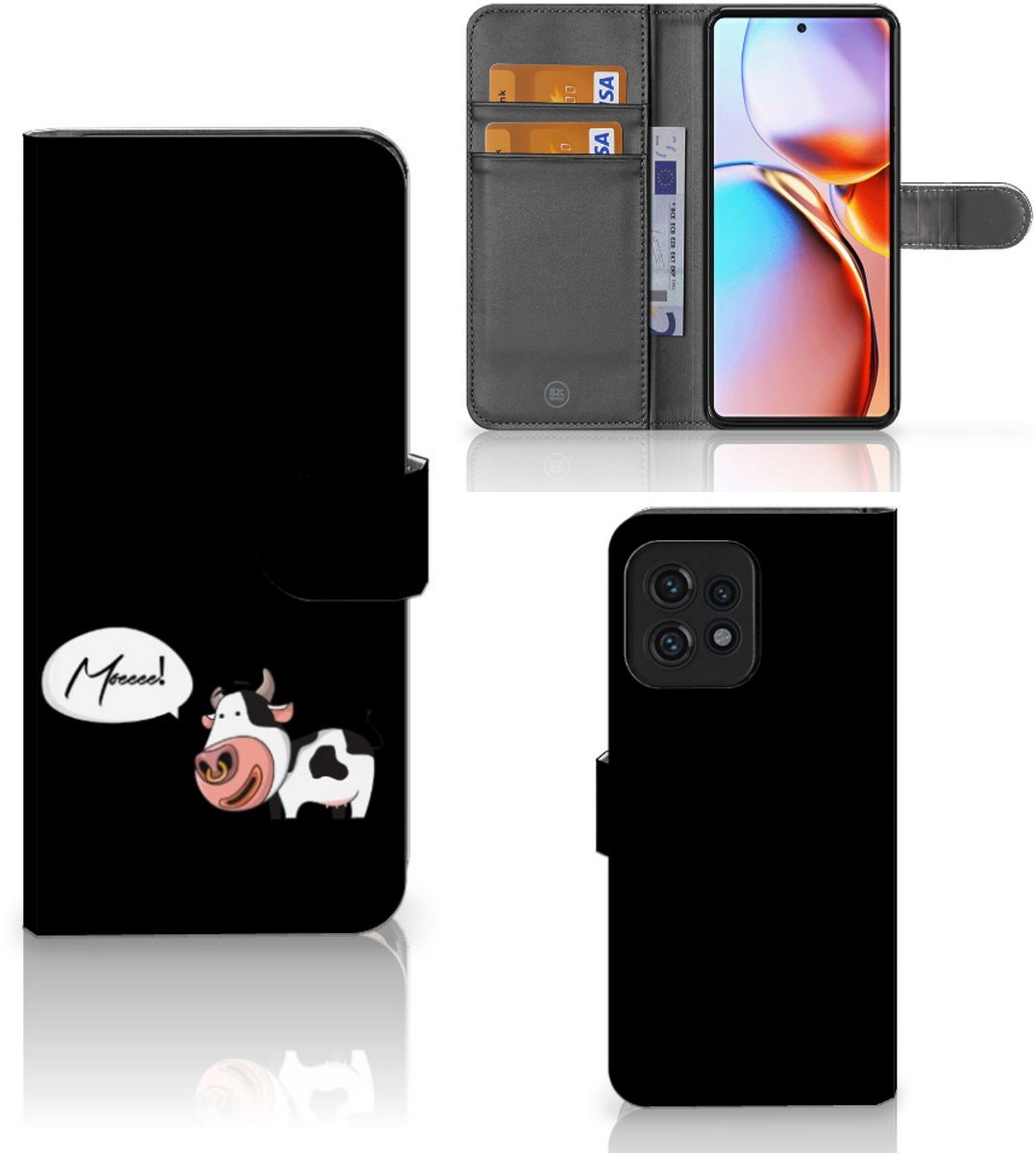 Motorola Edge 40 Pro Leuk Hoesje Cow