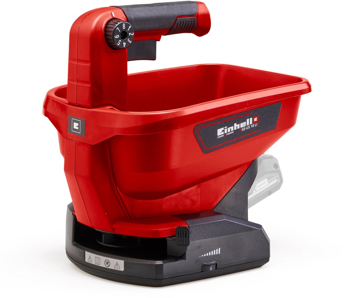 Bol.com Einhell Accu Universele Strooier GE-US 18 Li Solo - Power X-Change - 18 V/Li-ion - 3,3 L - 6-traps toerentalregeling - 8... aanbieding