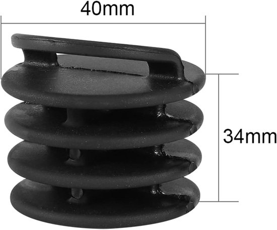 Kajak Scupper Stopper - Afvoergat Plug - Kajak Dicht Maken - Nylon Materiaal - 40mm - Zwart — afbeelding 4