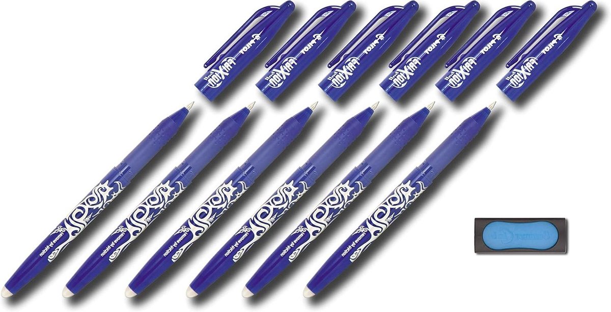 Rollerball Pen - Weggummbare Pen - Fouten Corrigeren - Warmtegevoelige Inkt - 0.7 mm Punt - Blauw