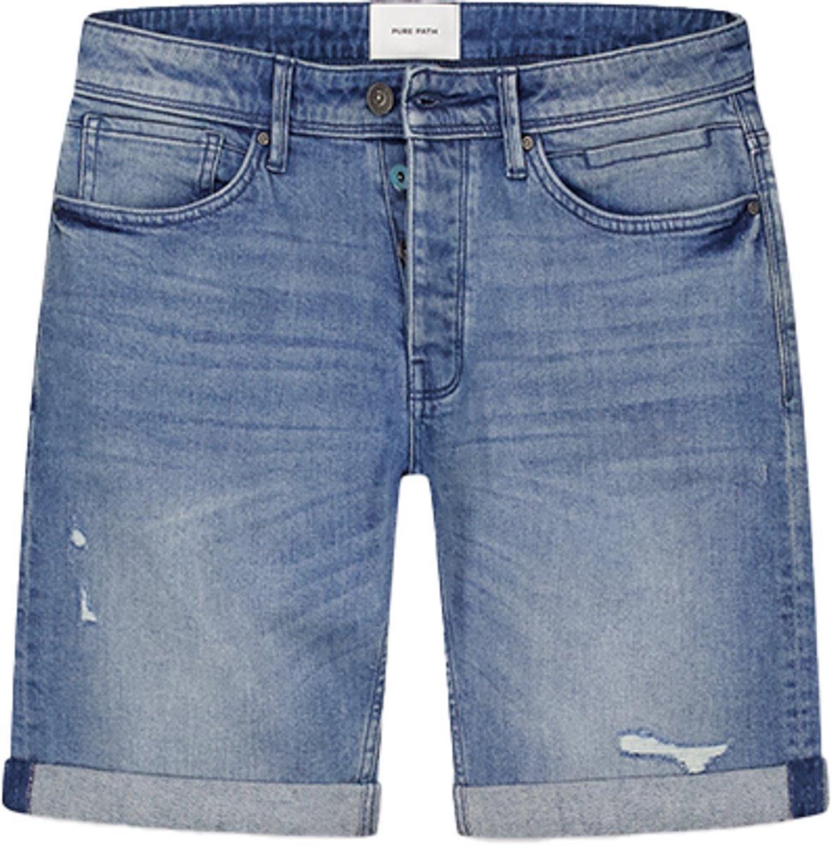 Purewhite The Miles Slim Fit Denim Short