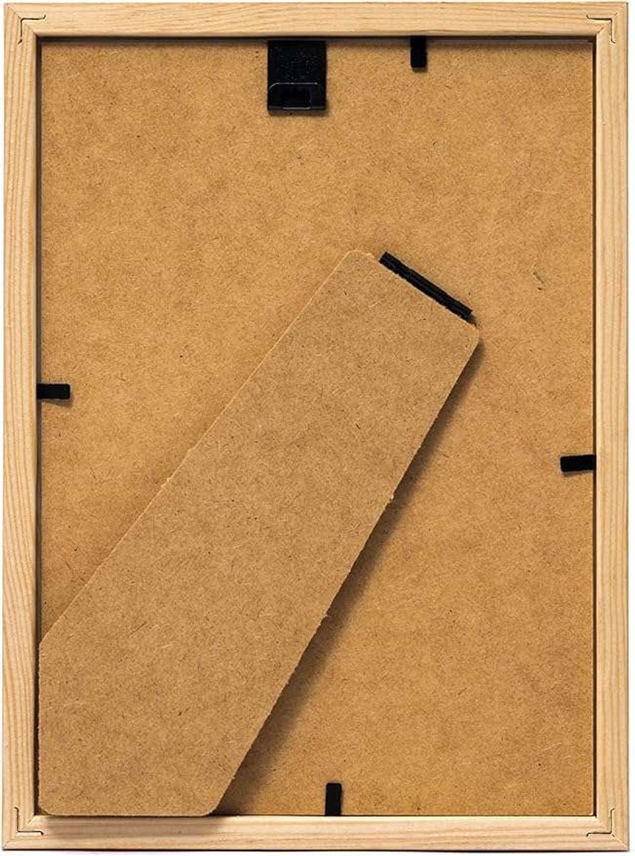 CE Serie - Fotolijst - 15x21 cm - Wit - Houten Onderdelen