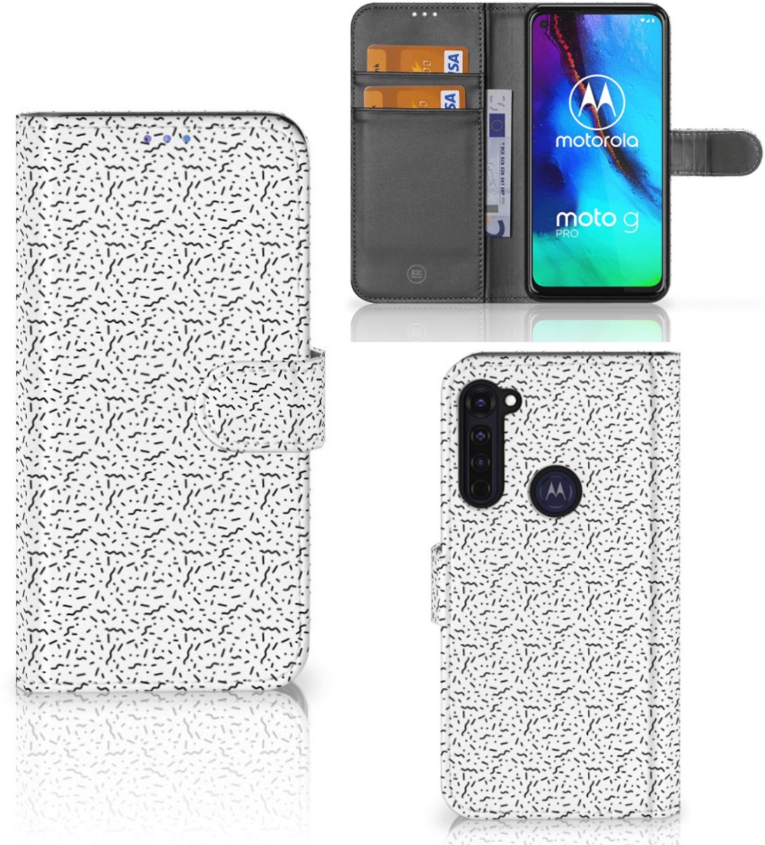 Motorola Moto G Pro Telefoon Hoesje Stripes Dots