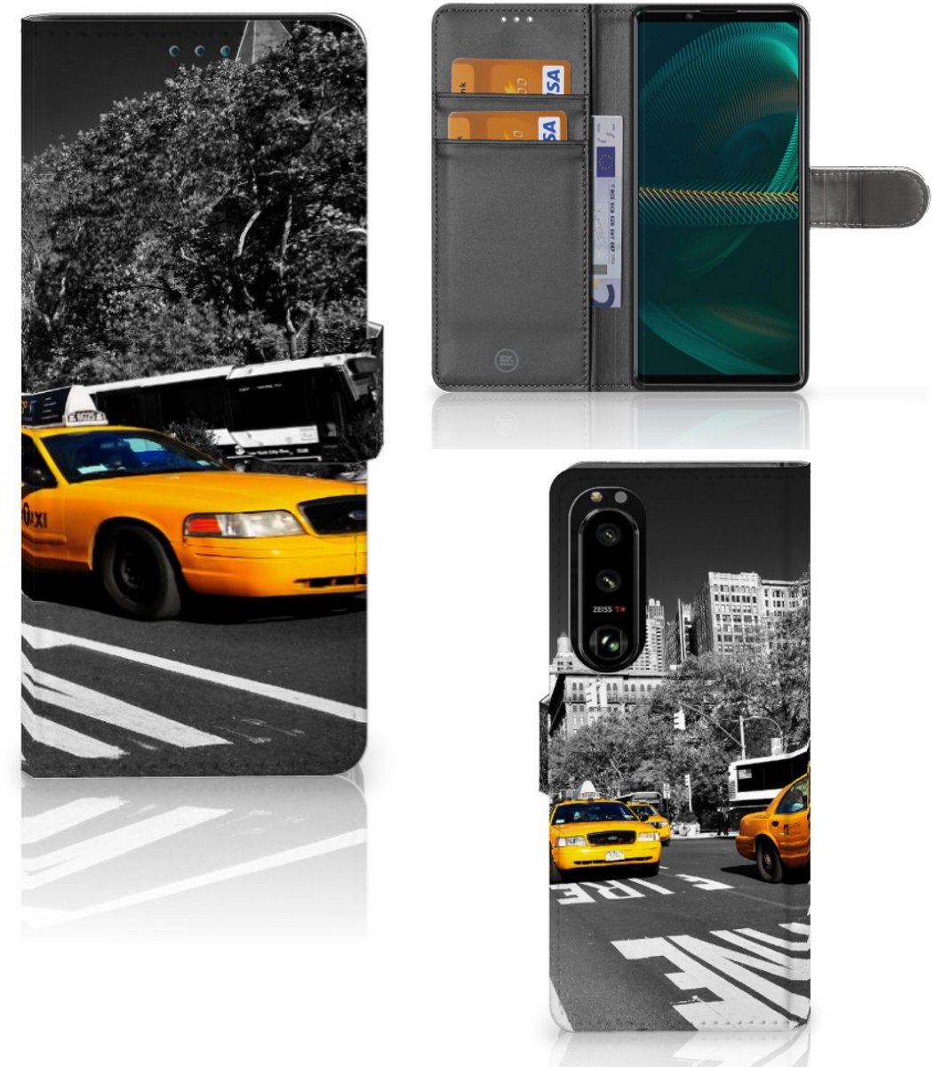 Sony Xperia 5III Flip Cover New York Taxi