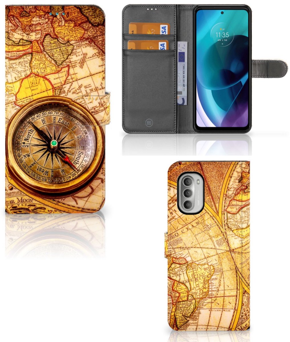 Motorola Moto G51 5G Flip Cover Kompas