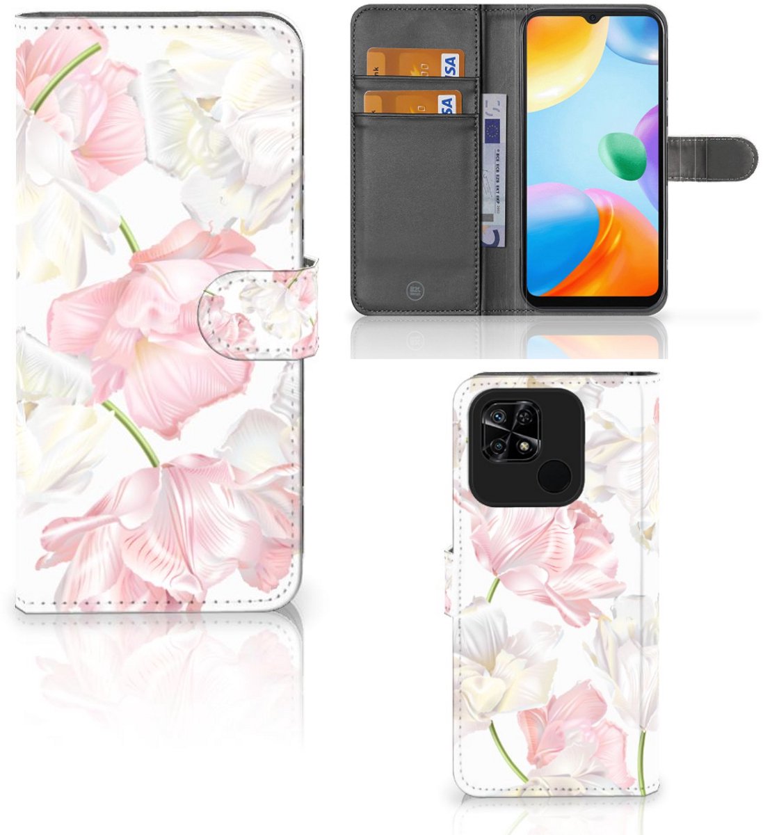 Xiaomi Redmi 10C Hoesje Lovely Flowers
