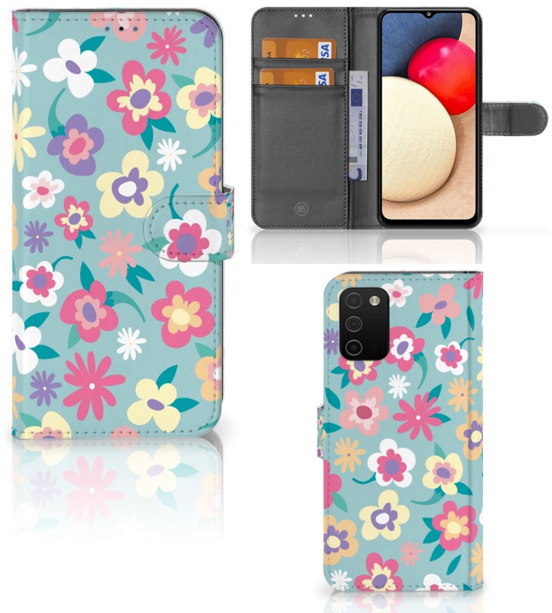 Samsung Galaxy A03s Hoesje Flower Power