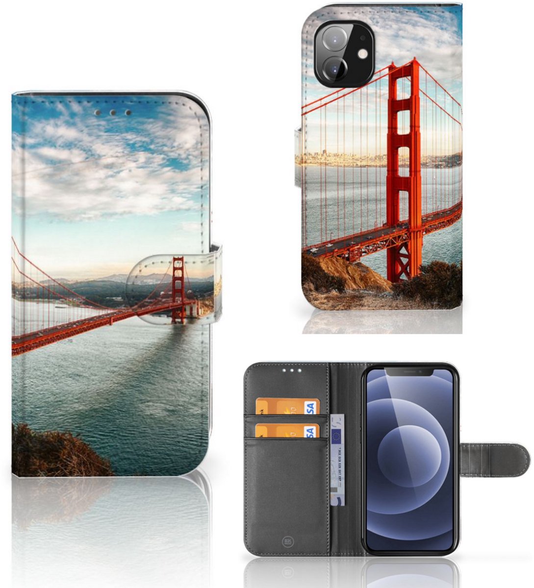 Apple iPhone 12 Mini Flip Cover Golden Gate Bridge