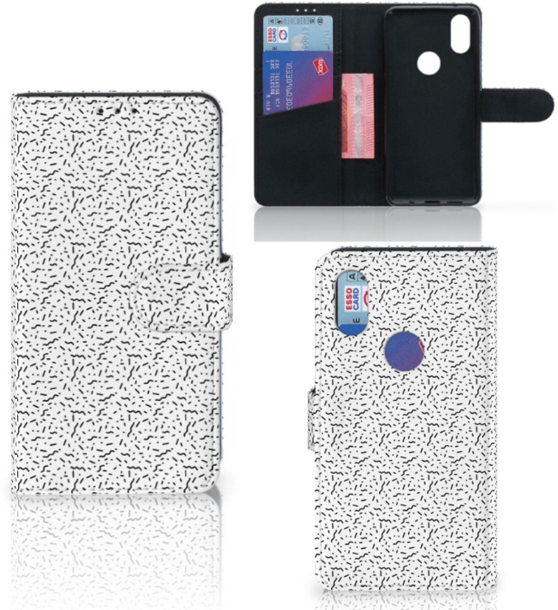 Xiaomi Mi Mix 2s Telefoon Hoesje Stripes Dots