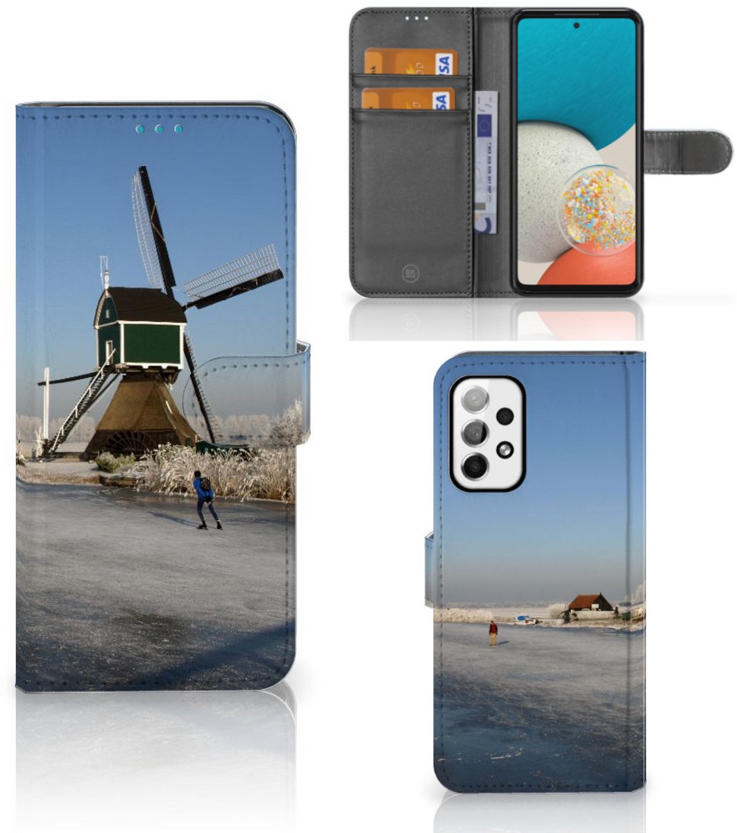 Samsung Galaxy A73 5G Flip Cover Schaatsers