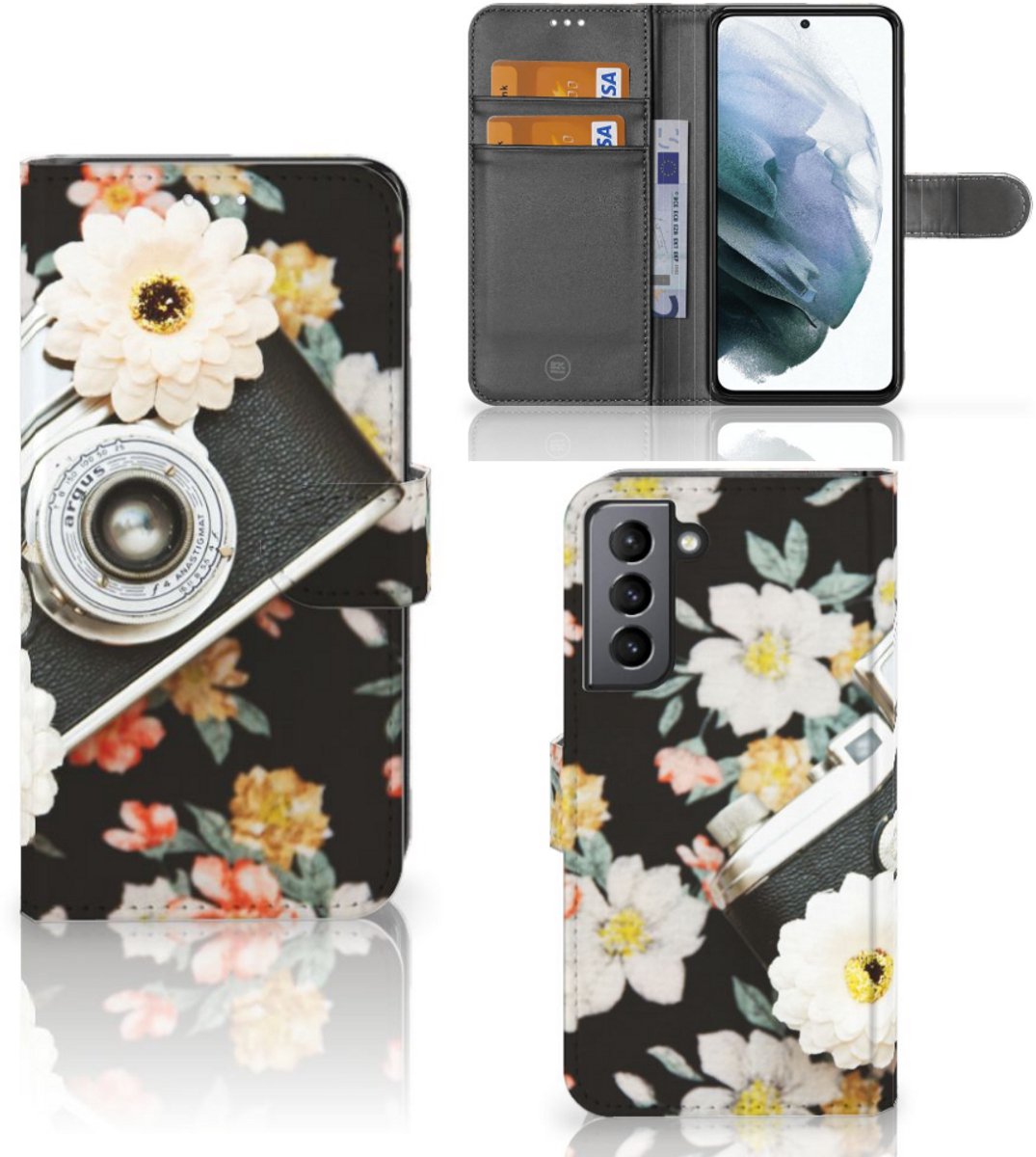 Samsung Galaxy S21 FE Telefoonhoesje met foto Vintage Camera