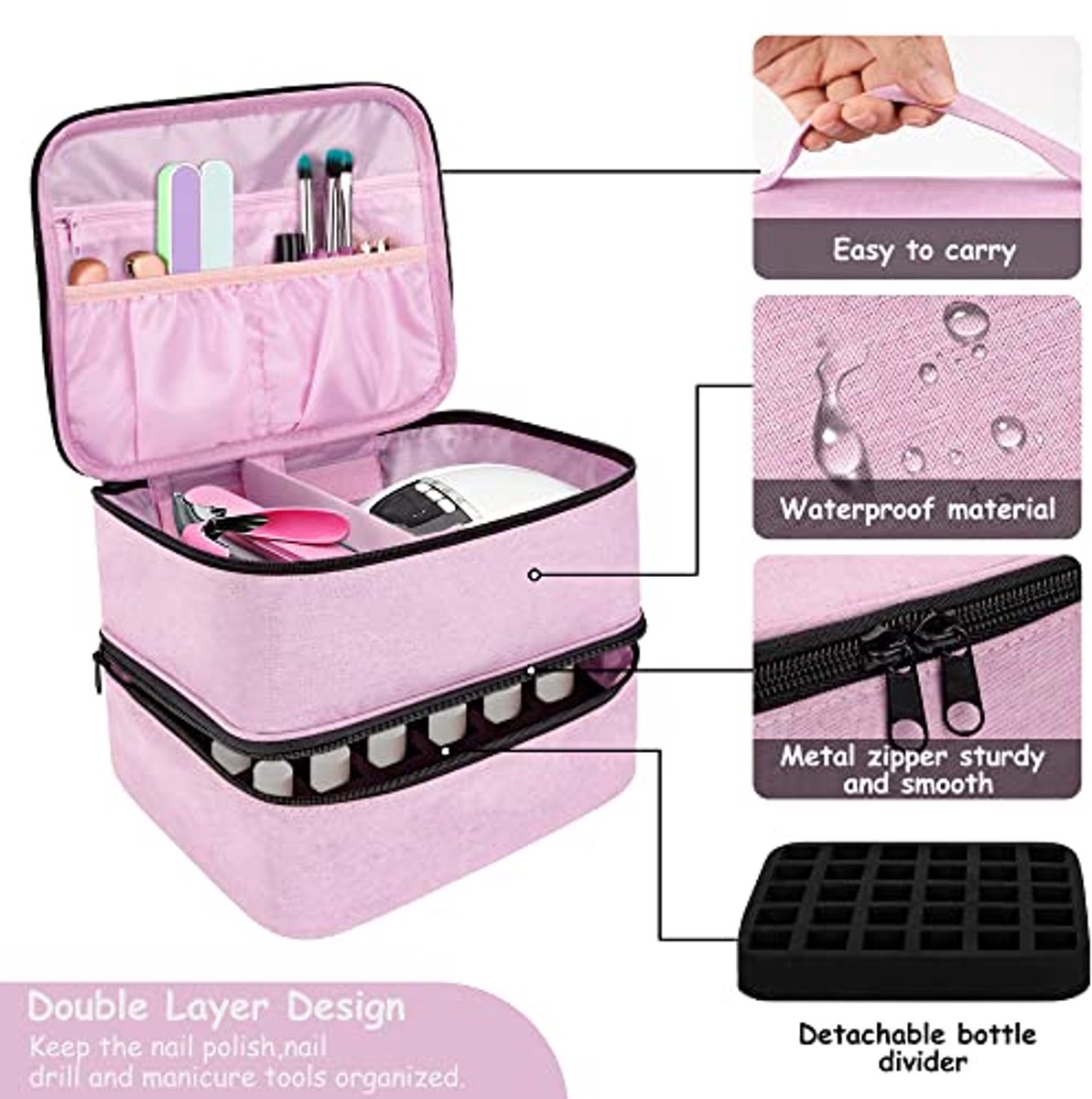 Nagellak Koffer - Nagel Koffer - Nagelopberger - Luxegevoel
