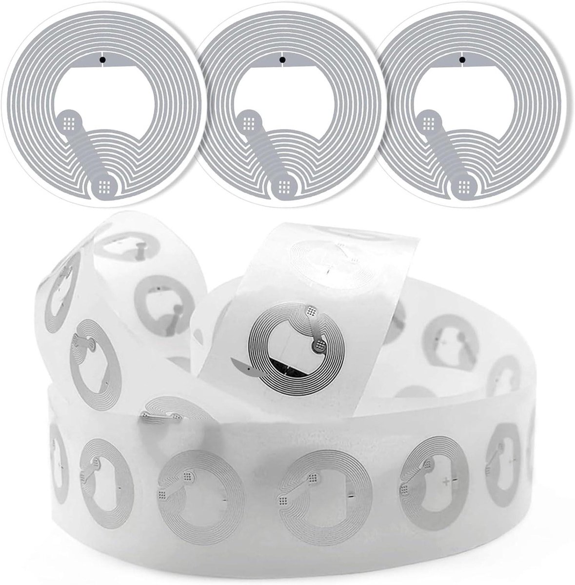 NFC-tags - NFC-kaarten stickers - Apparaten koppelen - NTAG 215 chip - 50 stuks - Wit