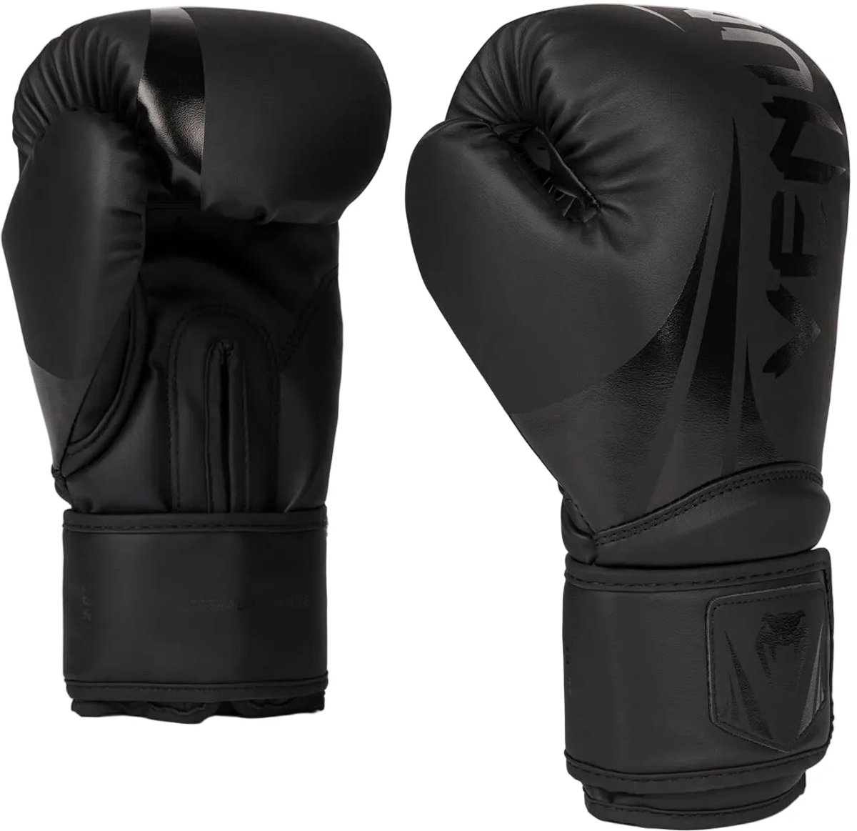 Venum Challenger 2.5 Bokshandschoenen – Mat Zwart – 10 oz – PU Leer – Unisex Training & Sparring Gloves