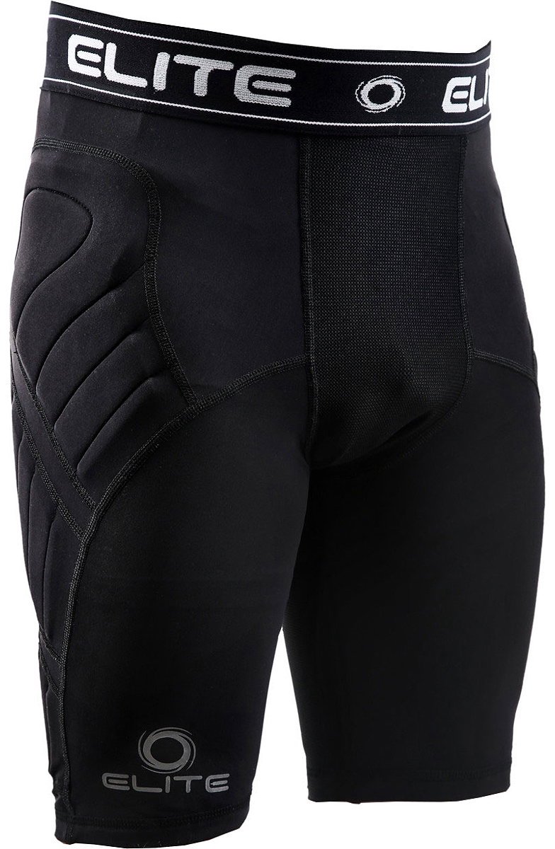 Elite Sport Body Shield Compression Keepershort Heren - Zwart | Maat: M