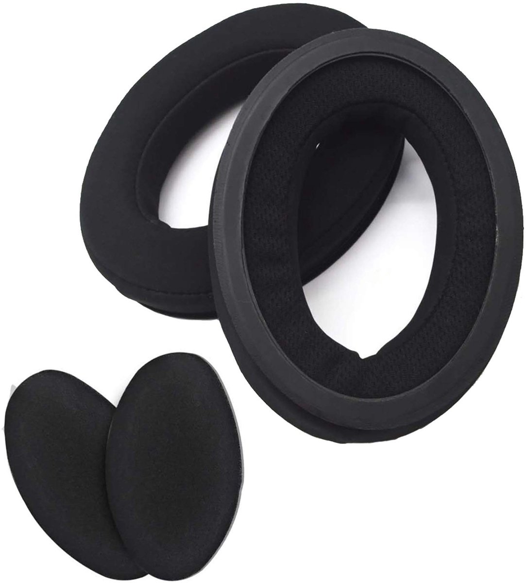 Cosensi - HD515 Replacement Ear Pads - Lamy Velvet - Comfortabel en duurzaam - Zwart - Geschikt voor Sennheiser - Perfecte pasvorm voor hoofdtelefoons