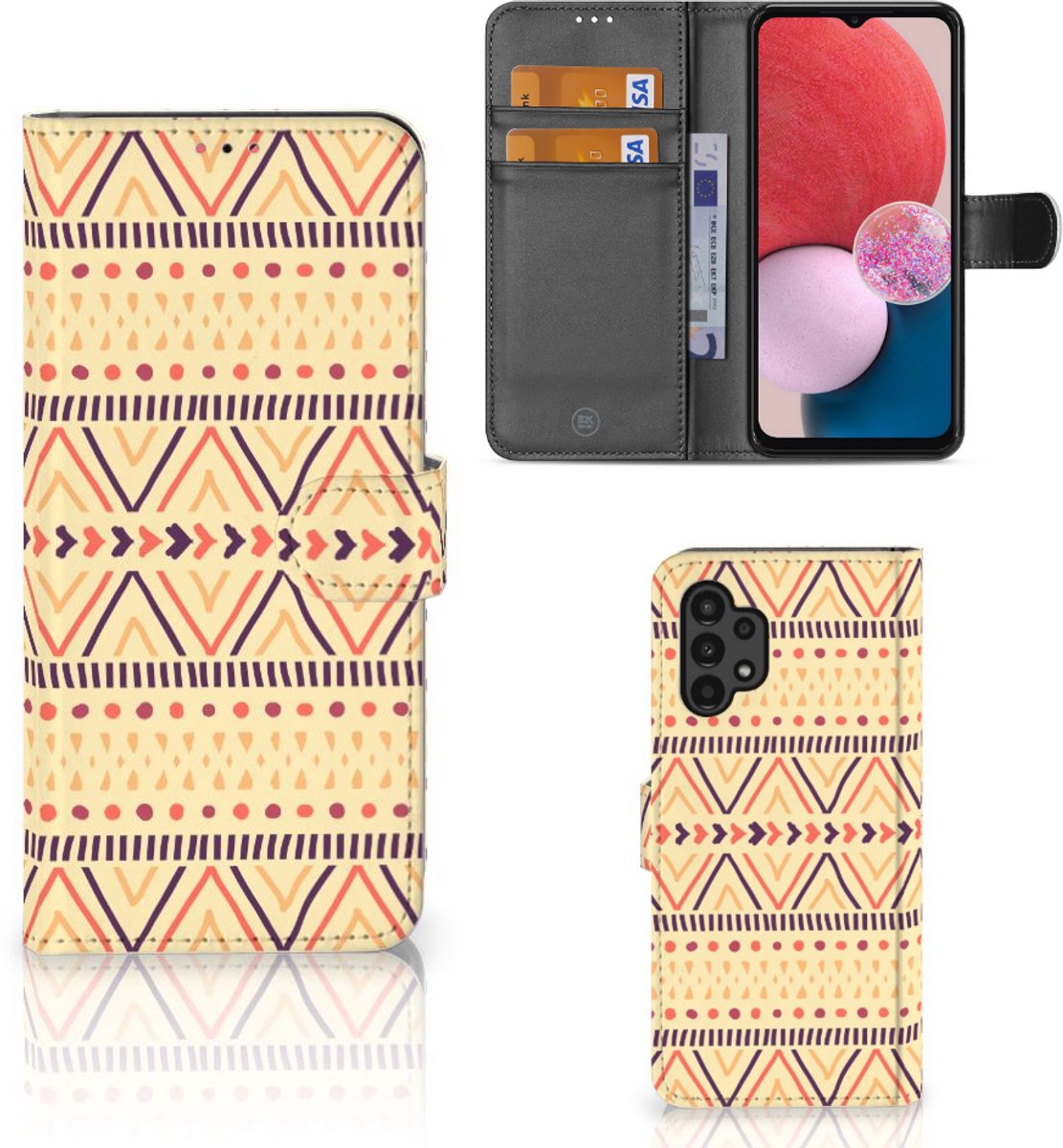 Samsung Galaxy A13 (4G) Telefoon Hoesje Aztec Yellow