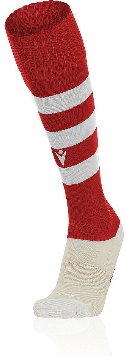 Macron Hoops Voetbalkousen - Rood / Wit | Maat: 43/46