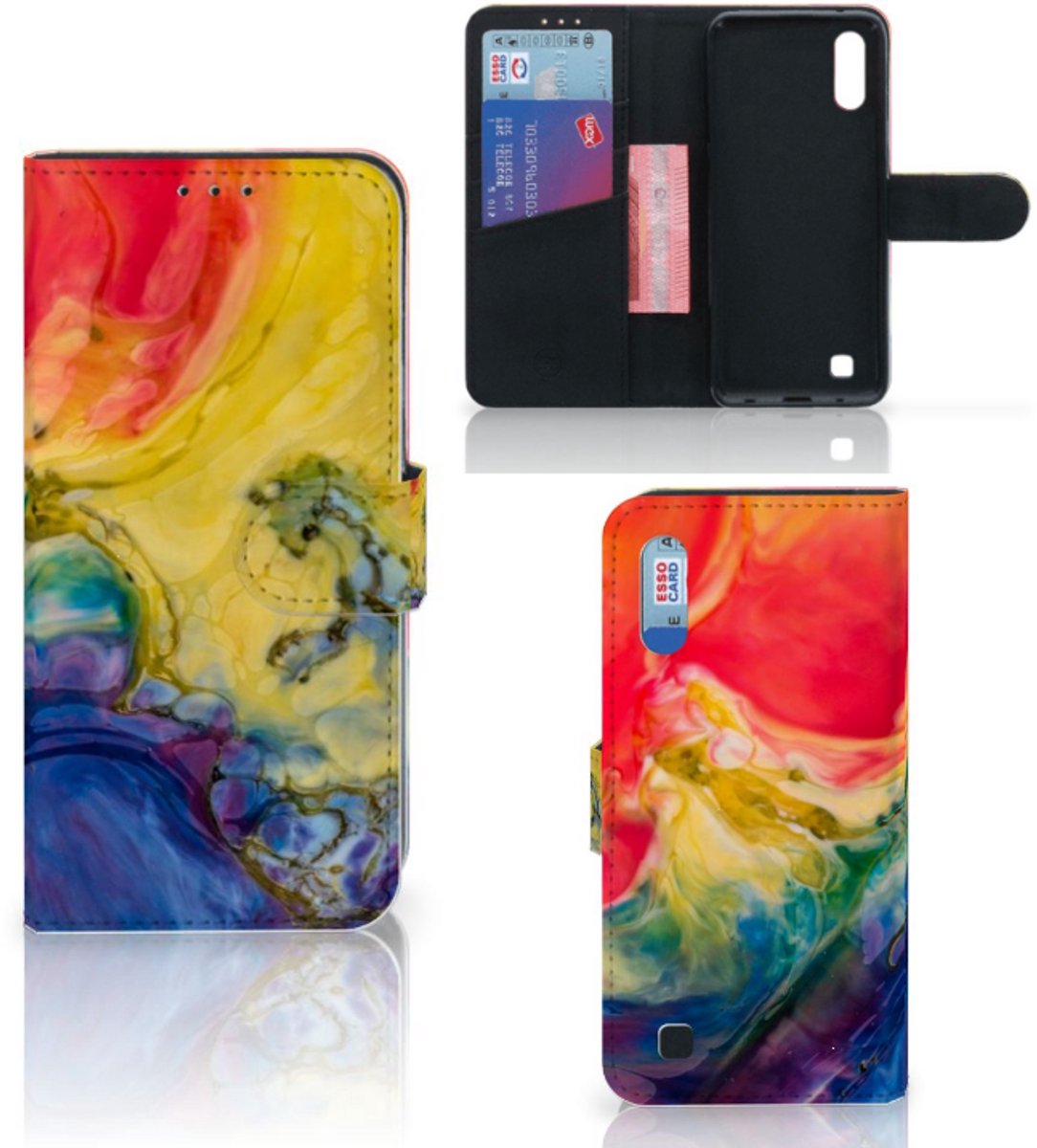Hoesje Samsung Galaxy M10 Watercolor Dark
