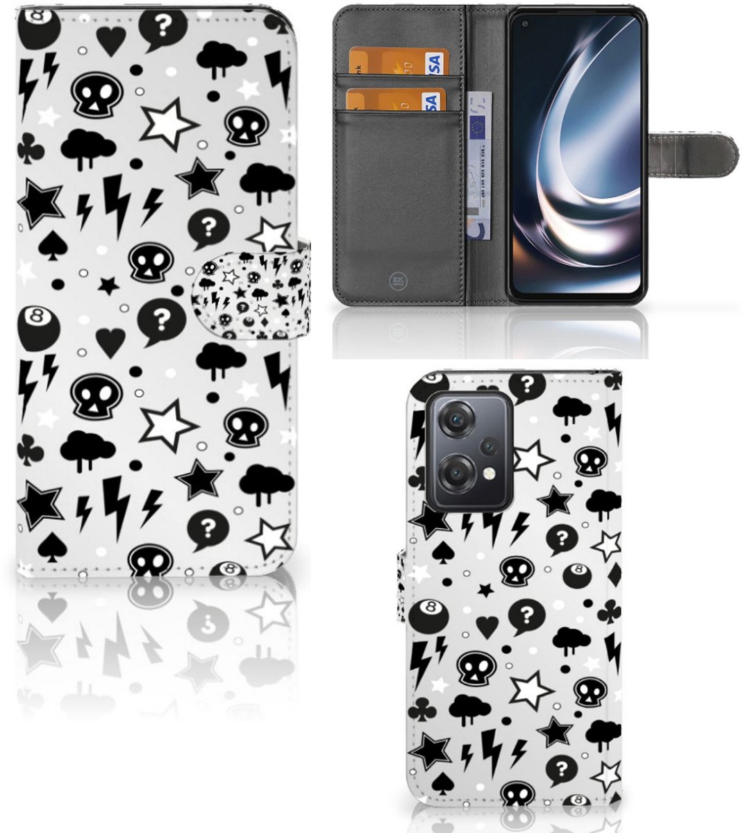 Telefoonhoesje met Naam OnePlus Nord CE 2 Lite Silver Punk