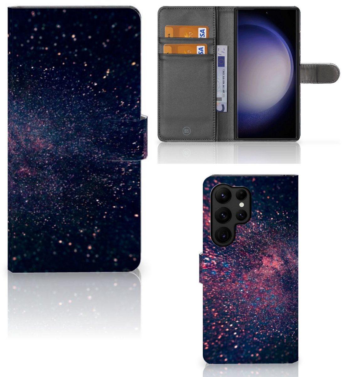 Samsung Galaxy S23 Ultra Book Case Stars